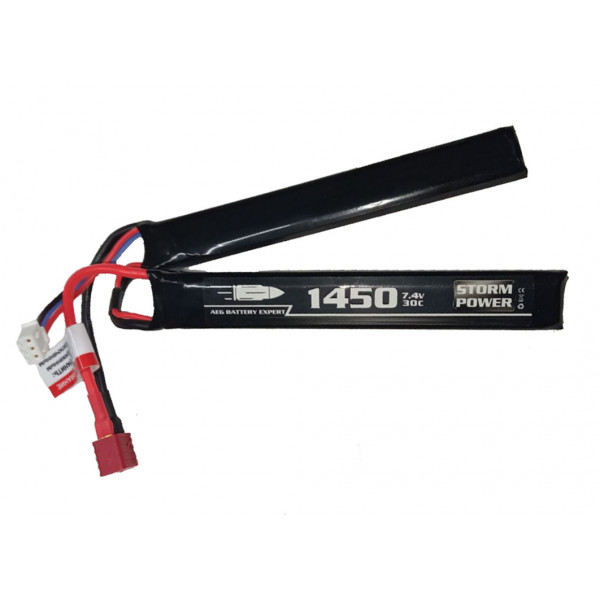 STORM POWER 1450 MAH 7.4V 30C UNIVERSAL 1+1